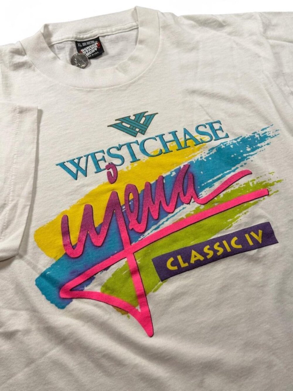 Vintage 80s 90s Westchase Ujena Classic IV Screen Stars USA Marathon Tee XL
